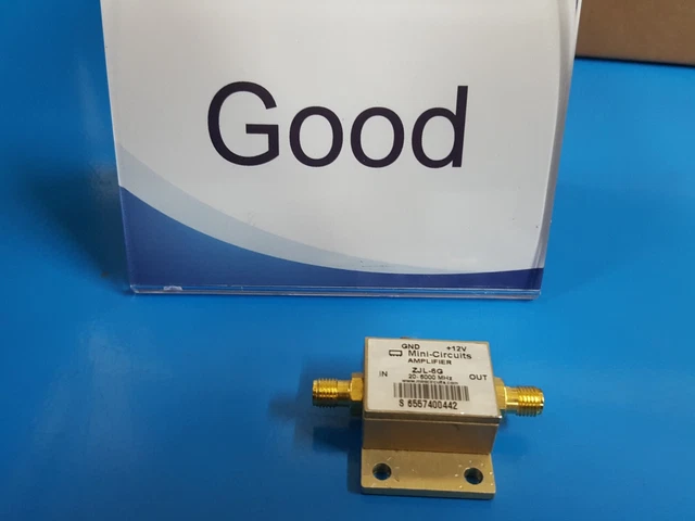 Mini-Circuits_ZJL-6G: Coaxial Amplifier, 50Ω, Low Power, 20 to 6000 MHz (1105)