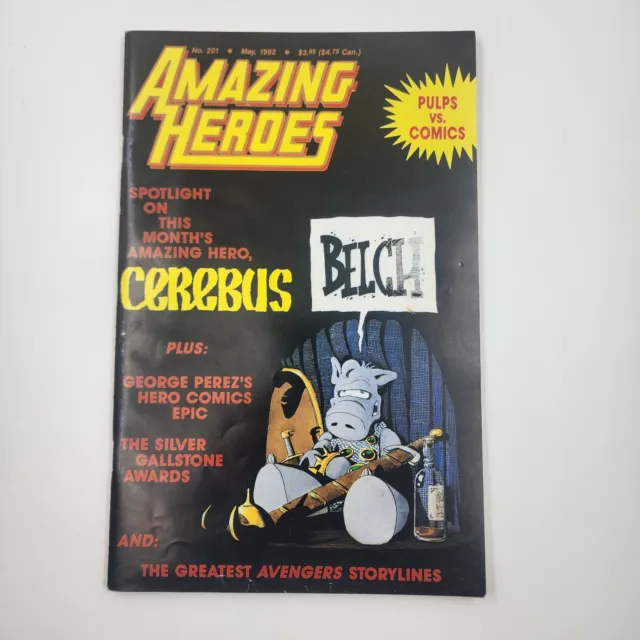 Amazing Heroes #201 Fantagraphics - Cerebus Dave Sim