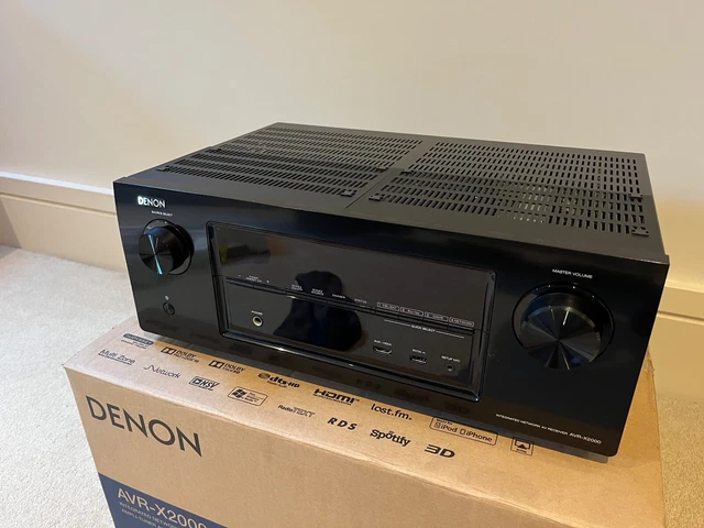 Denon Avr X2000 7.1 Surround Av Receiver Test DENON AVR-X2000 7.1 Surround AV Amplifier Receiver. Original Packaging