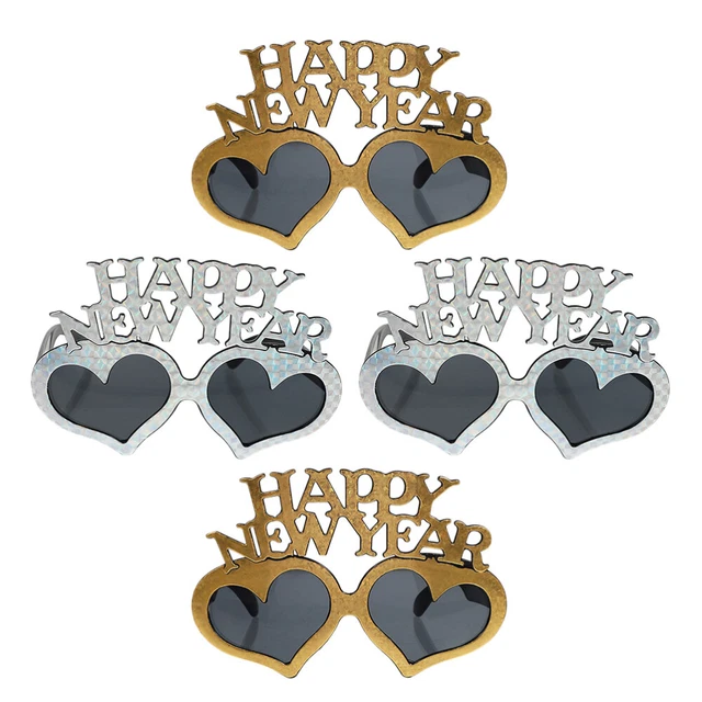 4 Pcs Bonne Année Lunettes Des Lunettes Lunettes De Cosplay Marrant
