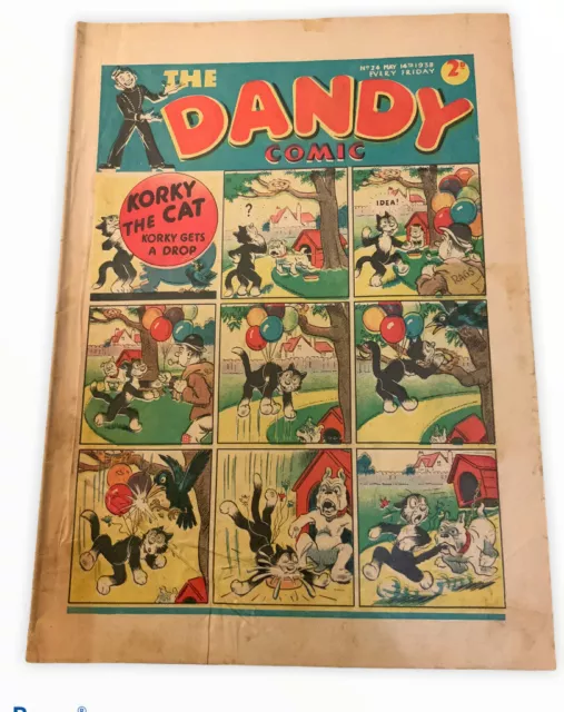 The Dandy No 24 Rare Early Dandy Comic #24