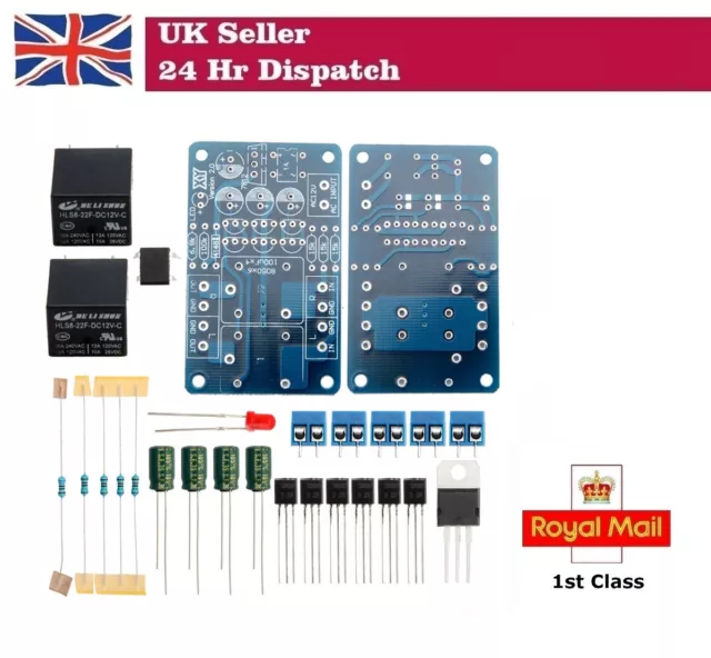 Protection Board Audio Amplifier With Boot Delay Component + DC Protect Speaker