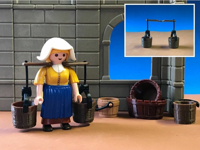 LETRINA OESTE WESTERN BELEN PASTOR SOLDADOS CUSTOM PLAYMOBIL FIGURA NO INCLUIDA - Foto 2