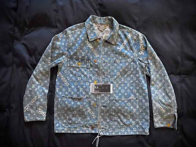 Louis Vuitton Supreme Jacquard Denim Trucker Jacket