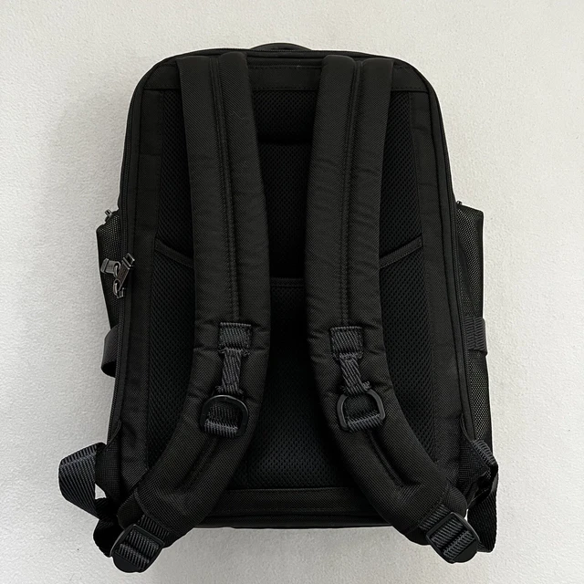 Tumi Black Mesh Green Alpha Bravo Shepard Deluxe Brief Pack Laptop Backpack Bag 4
