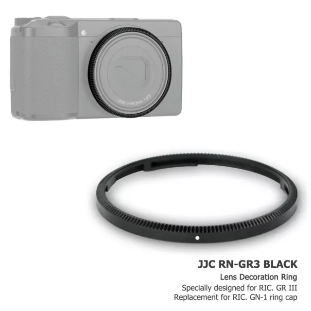 JJC Lens Decoration Protect Ring Cap for Ricoh GR III GRIII GR3 as Ricoh GN-1