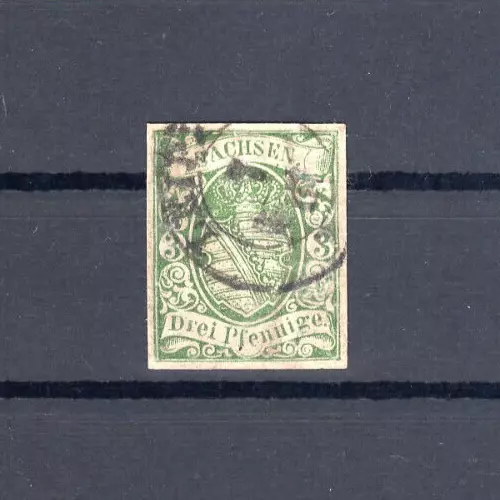 Altdeutschland Sachsen Mi.Nr. 2 gestempelt Leipzig 1851 / 1863