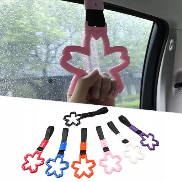 Bus Auto Accessories Train Car Styling Hand Strap Handle Ring Sakura Shape