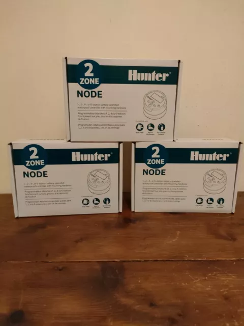 Hunter Node-200 Centralina per irrigazione 2 ZONE programmatore giardino