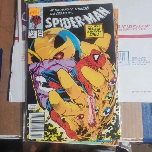Spider-Man Comic Book, Vol 1, Number 17 (Marvel December 1991). VERY NICE!!