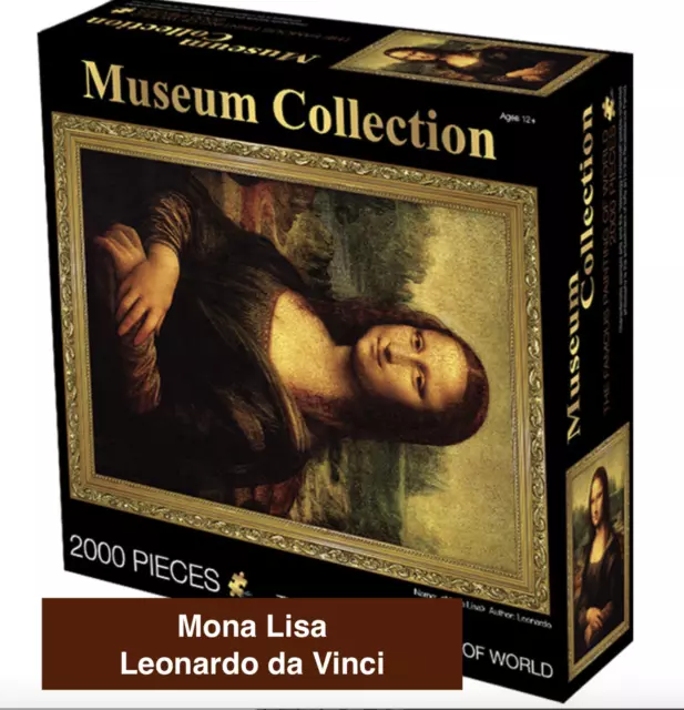 Museum Famous Painting Jigsaw Puzzle 2000 Pieces Mona Lisa-Leonardo da Vinci