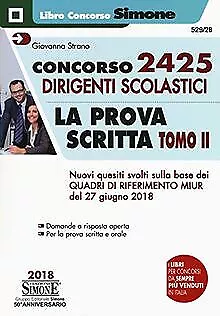 Concorso 2425 Dirigenti scolastici - La prova scr... | Buch | Zustand akzeptabel