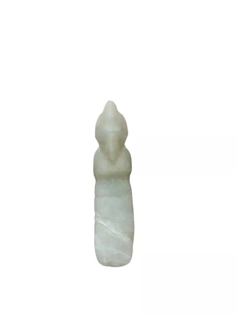 Pre-columbian Jade Avian Pendant 2