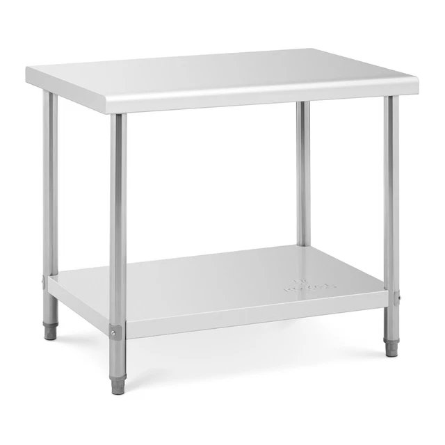 Table Inox Professionnelle Double Etagère - Gamme 700 - Combisteel