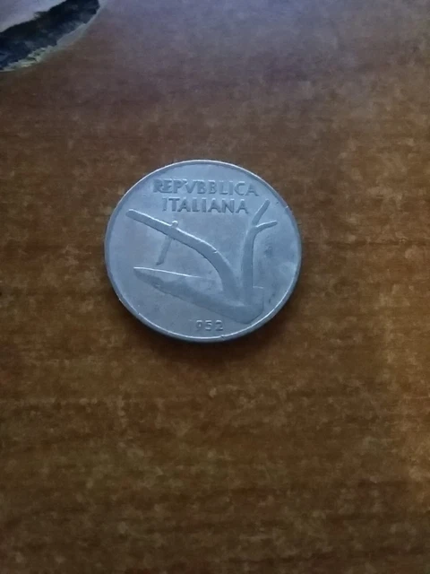 quanto vale moneta da 10 lire del 1952