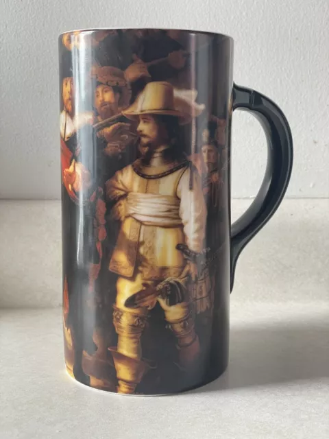 Rembrandt Nightwatch Stein Tankard Gerold Porzellan Tettau Bavaria