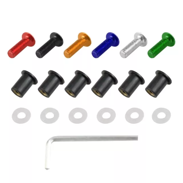 For CBR600 Motorcycle Windshield Bolts Screw Nut Windshield Mount Hardware