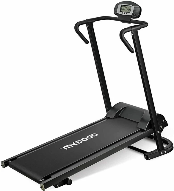 NEW FOLDABLE MANUAL NonElectric Walking Treadmill Running Machine with