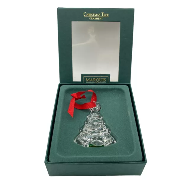 Marquis by Waterford Crystal Christmas Tree ornament Made Germany