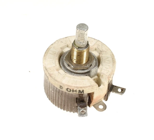 5 Ohm 25W Rheostat Wirewound Resistor Potentiometer 25 Watt 5ohm Ohms