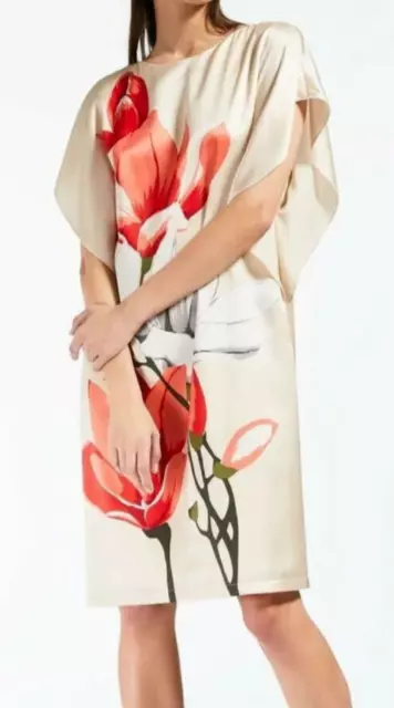 Max Mara Silk Satin Summer Dress NEW - Abito raso seta 40 IT, 6 US, 36 DE