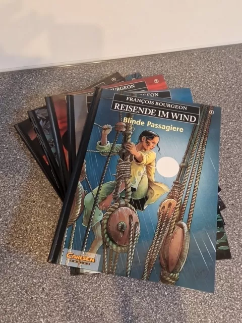 5 x Bourgeon Reisende im Wind 1 - 5 Carlsen Comics Hardcover 1. Auflage