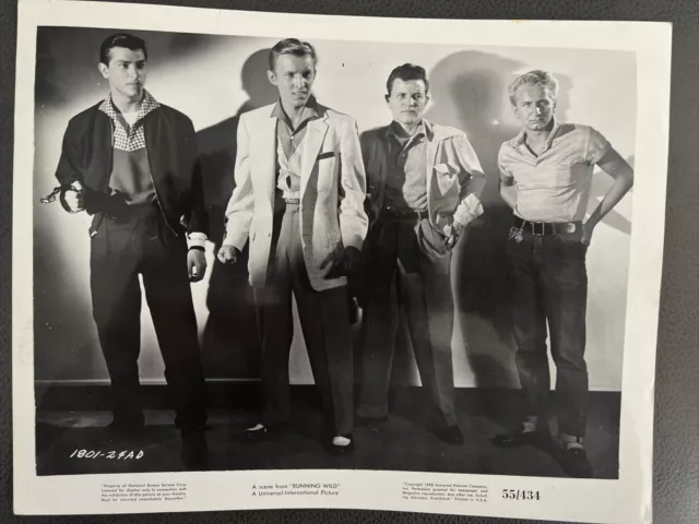 1955 Press Photo Actor William Campbell stars in "Running Wild" Movie