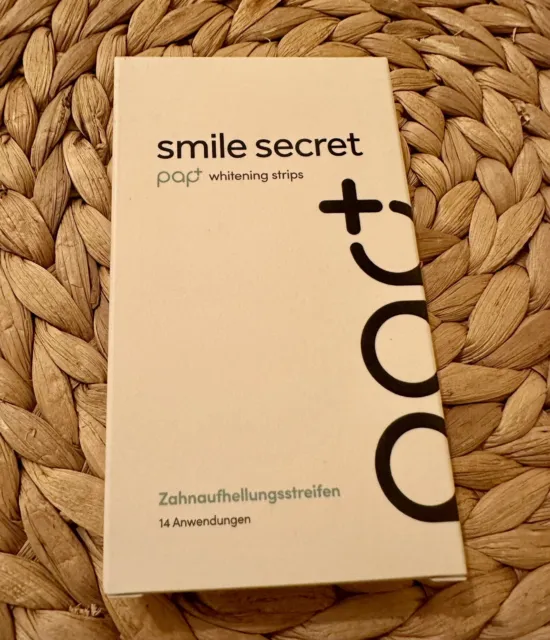 Smile Secret, PAP, whitening strips, Bleaching Streifen, Zahnaufhellung, NEU