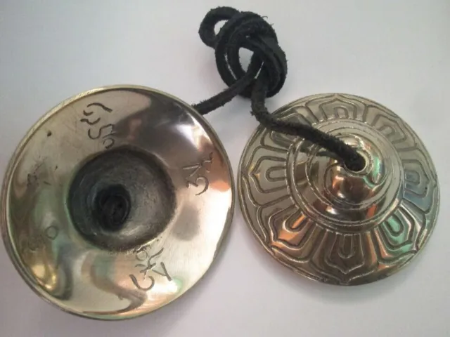 Tibetan Spiritual Buddhist Cymbals Tingsha Bells Chimes for Meditation Healing