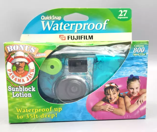 Quicksnap Waterproof Fujifilm Camera - 27 Exposures - 2007 - NEW and Sealed