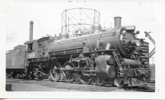 7D200H RP 1940s?/60s GTW GRAND TRUNK WESTERN RAILROAD ENGINE #5609