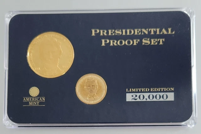ABRAHAM LINCOLN Presidential Proof Set Limited Edition American Mint COA