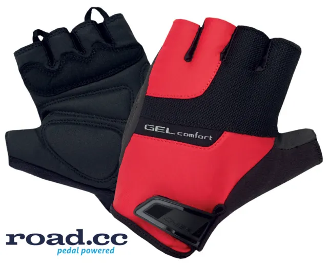 Chiba Gel Comfort Active Eco-Line Mitt in Red/Black - Small