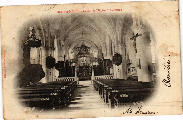 CPA Dun sur Meuse-Choeur e l'Eglise Notre Dame (232251)