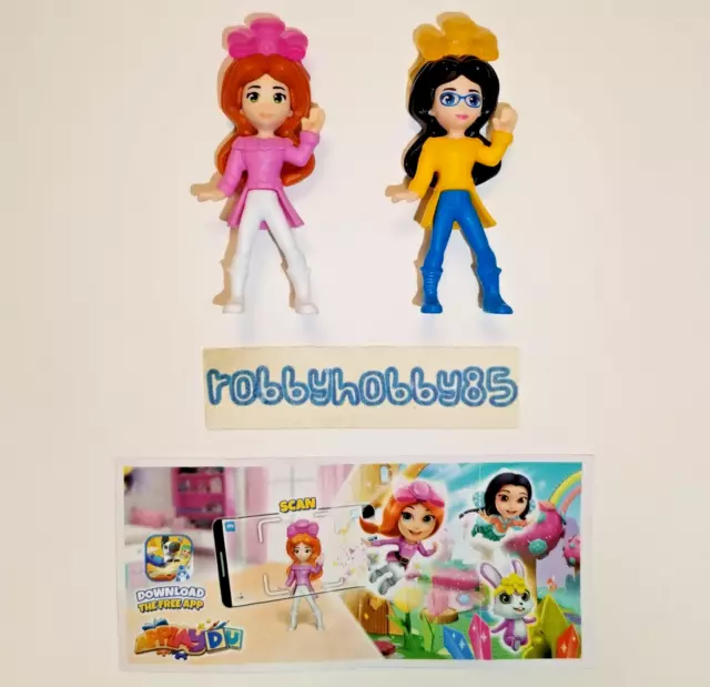 Serie Completa Fashion Sisters (Vt034 - Vt034A) + 2 Bpz Kinder Italia 2023/2024