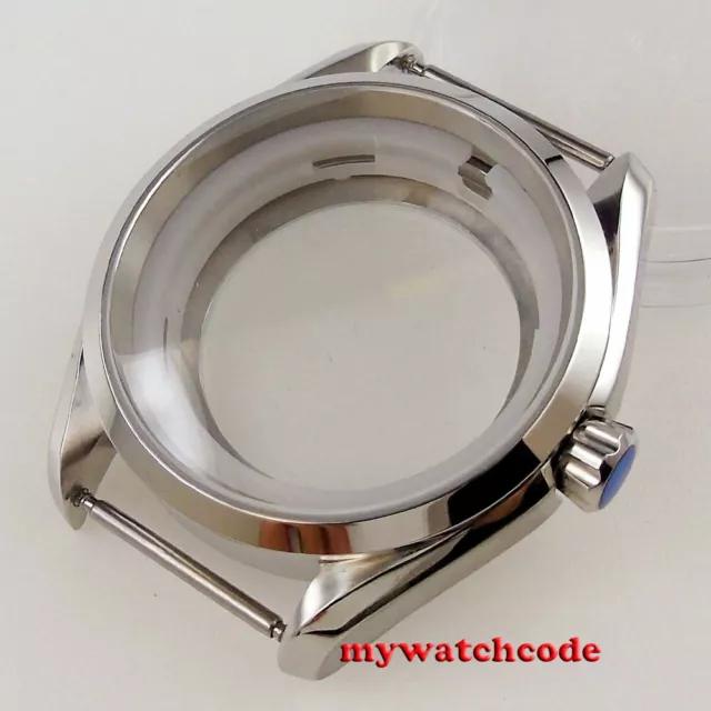 40mm 316L steel sapphire glass Watch Case fit Japan NH35 NH36 MOVEMENT