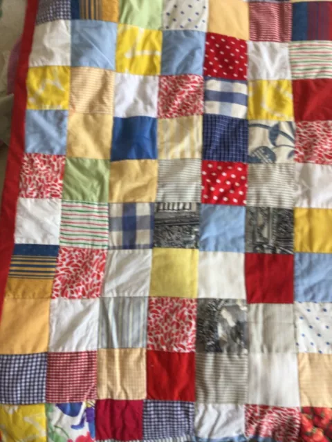 COT,PRAM,BASSINETT PATCHWORK QUILT,  price reduction