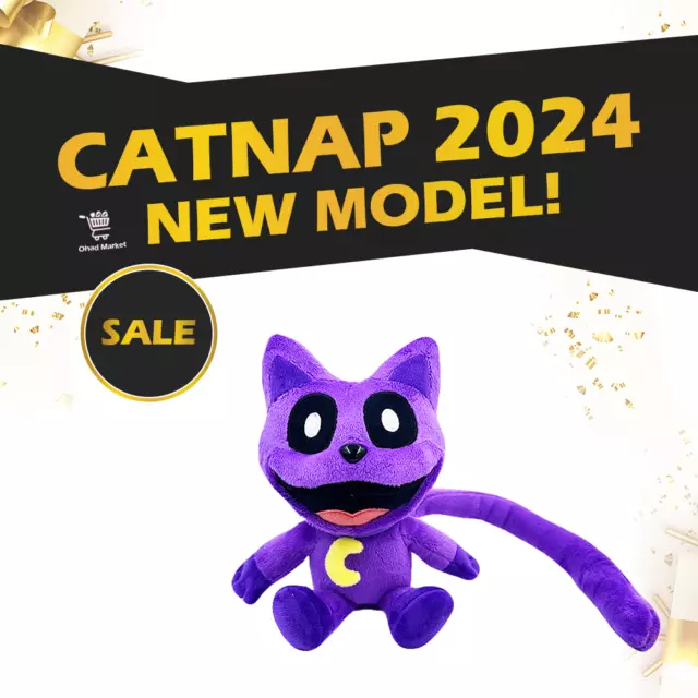 NEW 2024 CatNap Horror Smiling Critters Plush Doll Hoppy Hopscotch Monster Toys