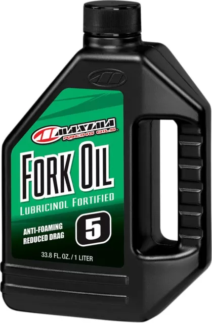 Maxima Fork Oil Front 5w 1 Litre 33.8 Fl. Oz. Clear