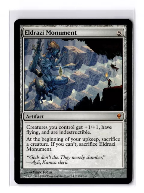 Eldrazi Monument 1x FOIL ZEN MTG Zendikar Mythic MINT artifact Eldrazi Monument 1x FOIL ZEN MTG Zendikar Mythic MINT artifact