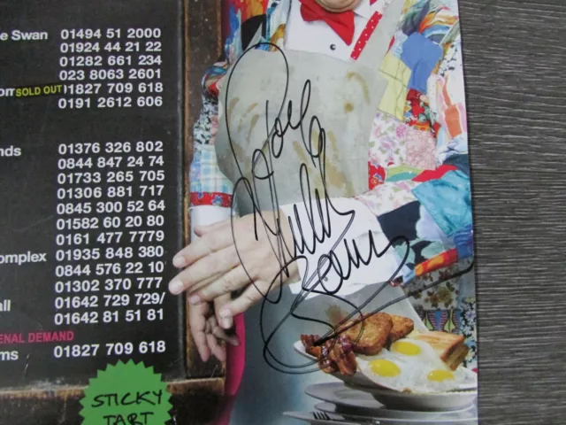 Roy Chubby Brown Live Shows Hand SIGNED 2011 Meatballs all Tour Dates Poster 2