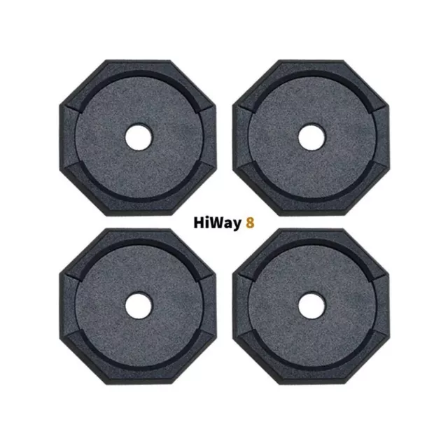 SnapPad HiWay RV Leveling Pads - Permanent Jack Stabilizers for RVs - 8" Roun...