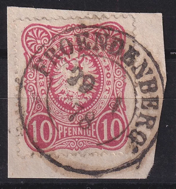 64963) FROENDENBERG Westfalen 1878 nachverwendeter Preußen-Stempel