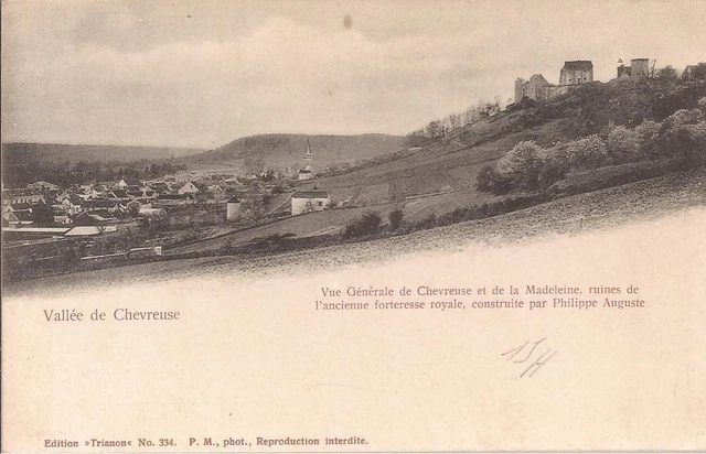 Cpa Vallee De Chevreuse. Vue Generale. La Madeleine. Non Ecrite .Tbe