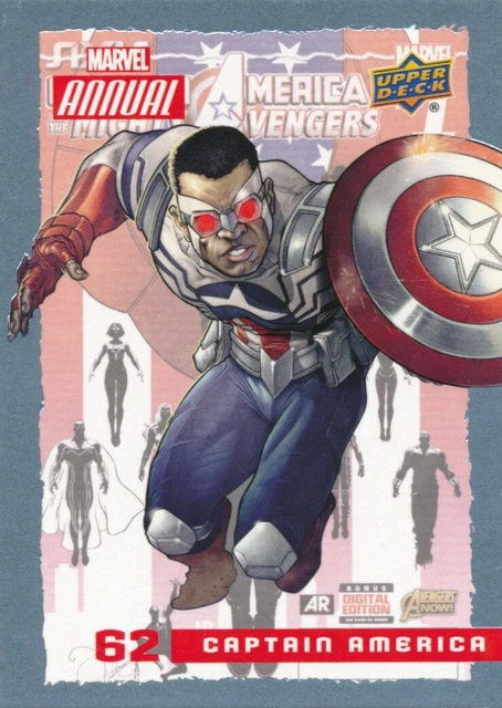 #62 CAPTAIN AMERICA FALCON (2017) 2016 Upper Deck Marvel Annual