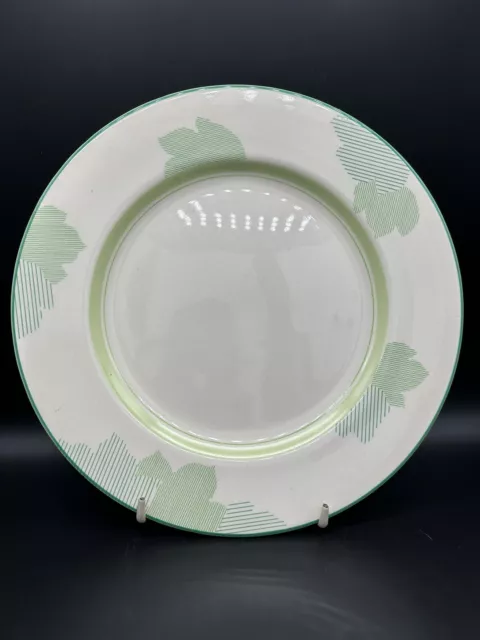 Royal Doulton ATHLONE GREEN D5552:  4 x 24cms Art Deco Salad Plates - VGC