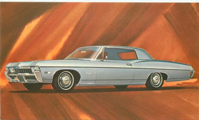 Postcard 1960s Chevrolet Dealer advertising Impala Custom Coupe 23-5098