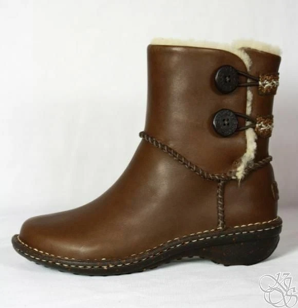 UGG AUSTRALIA BARLOW 1003316 Java Brown Suede Boots Uk 6.5 Eu 39