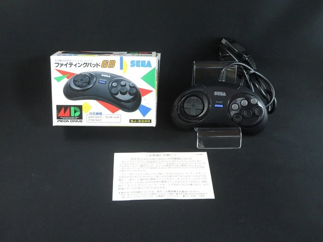 MEGA-DRIVE GENESIS -- Contrôleur Fighting Pad 6B SJ-6000 -- JAPON. SEGA MEGA-DRIVE GENESIS -- Contrôleur Fighting Pad 6B SJ-6000 -- JAPON. SEGA