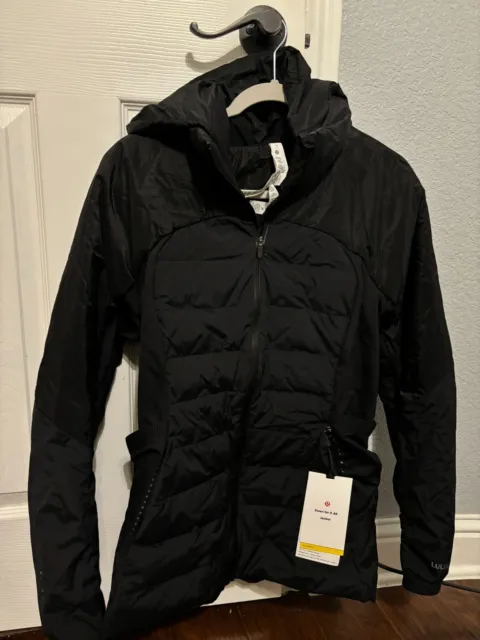 LULULEMON DOWN FOR it All Jacket Black NEW Size 14 NWT £96.04 - PicClick UK